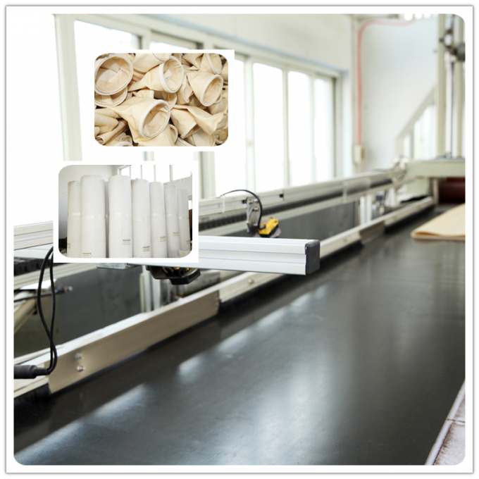 Custom 550 GSM Polyamide Asphalt P84 Filter Bags of Smoke Filtration