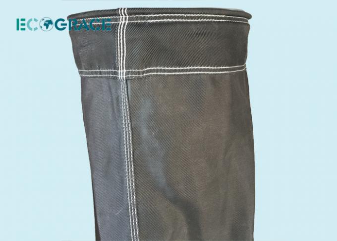E Glass Fiberglass Filter Bags Pulse Jet Bulk Yarn Reverse Air Bag Filter