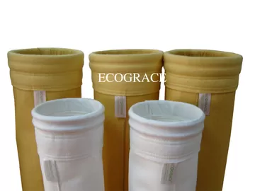 Food Grade Polyester Needle Felt Nomex Filter Bag With 100% Polyester scrim