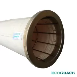 Polyster Fabric Dust Nomex Filter Bag For Steel Mill / Refractory Plant