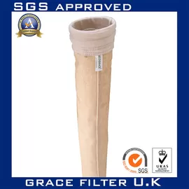 Anti – Acid Nomex Filter Bag , Meta Aramid Filter Media Dust Collector Bags