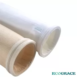 Cement Plant Baghouse Dust Polyester Filter Bag With PTFE Membrance