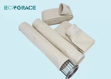 Cement Plant / Metal Smelting Furnace Dust Filter Bags 20 micron with Water proof polyester