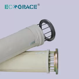 10 Micron Industrial Dust Collector Filter Bags WITH Nomex / Meta Aramid Cloth