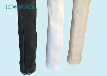 PTFE Fiberglass Filter Bags Cement Plant Reverse Air Blow 292mm x 11 Meter