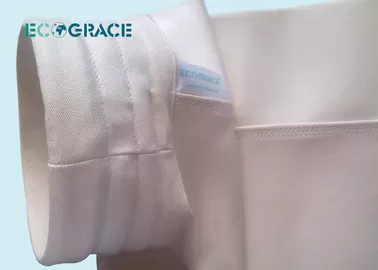 PTFE Graphite Silicon 1/3 Twill weaving Fiberglass Filter Bags Dust Filter Bags