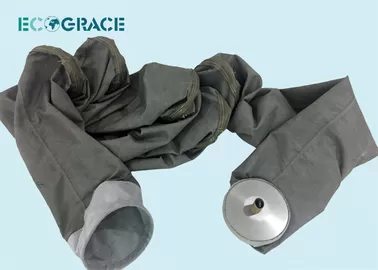 Fiberglass Filter Cloth PTFE Filter Bags Alkali Free High Temperature Gas Resistance