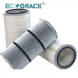 Performance Industrial Cyclone Dust Collector Filter Cartridge / Silo Vent Filter