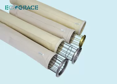 Heat Resistant Air Nomex Filter Bag Dust Filtration For Steel Plant