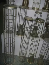 SGS High Efficiency Filter Media Bag Galvanized Cage For Supporting Filter Bags