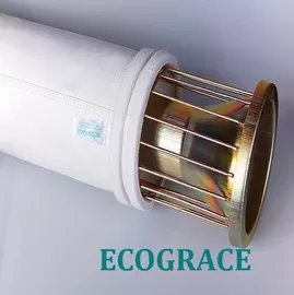 Mild / Stainless Steel Filter Bag Cage With 12 / 16 Wires , Silicon Coating