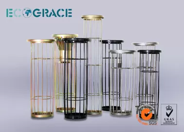 Industrial Dust Collector Filter Bag Cage Galvanized Treatment