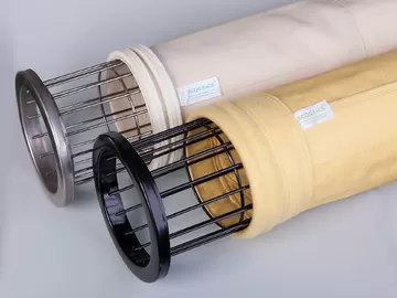 PPS Ryton Filter Bag Media With High Temperature Resistant , Dust Collector Filter Socks