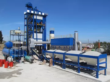 Asphalt Batching Dust Collector Systems , Asphalt Mixing Site Bag Filter Equipments