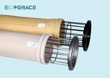 Industrial Baghouse Dust Collector Filter Bag Cage With Galvanized / Silicon Coating Light