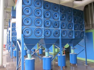 Cartridge Filter Dust Collector Systems with 1.0~1.2 m / min Filtering wind speed